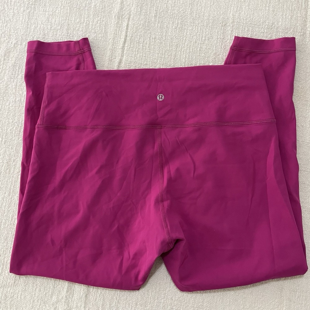 Lululemon Wunder‎ Under High-Rise Tight Women's Size 16 Purple Pink Athletic EUC